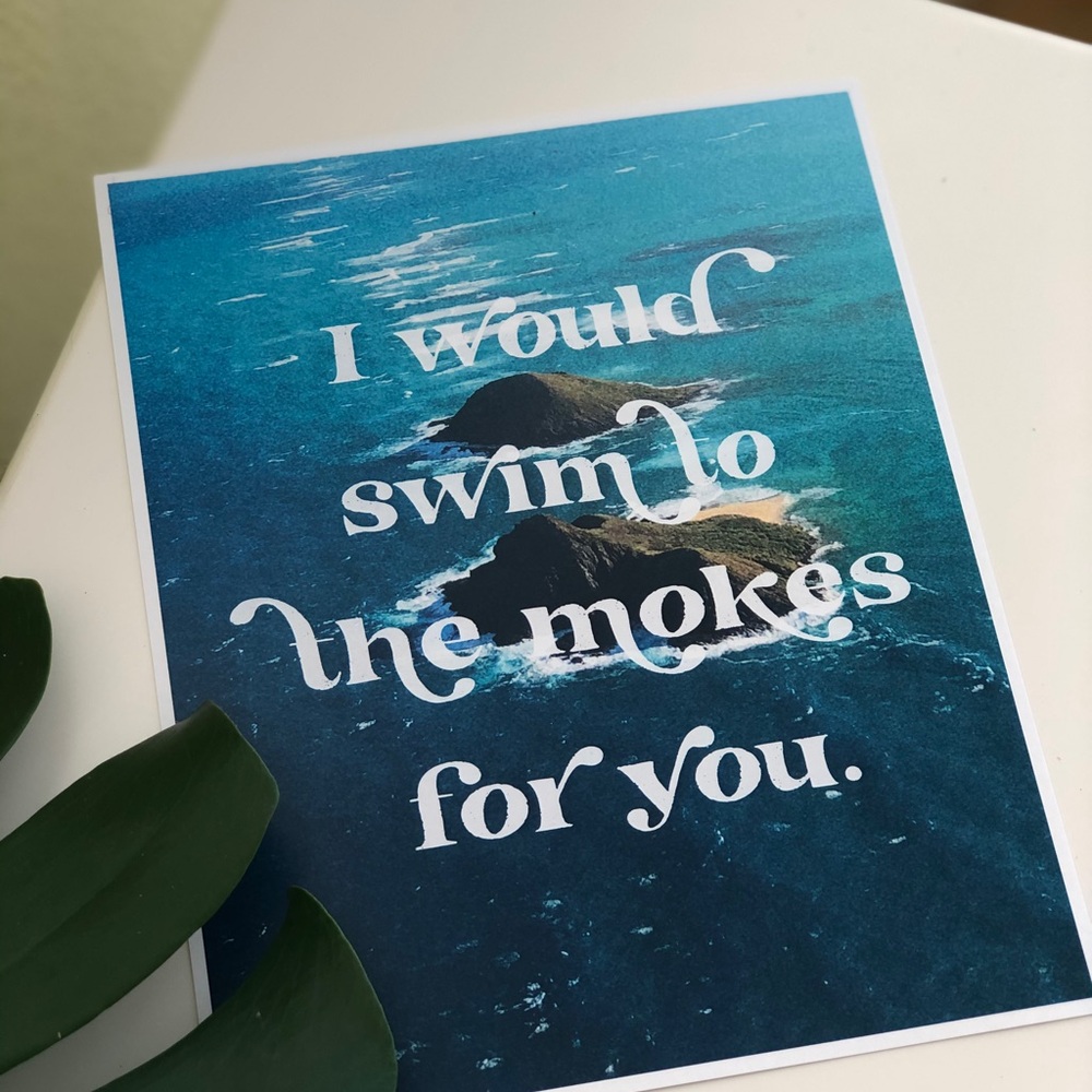 Mokulua Lanikai, Hawaii Art Print
